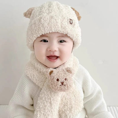 SnuggleTots™ Set – Adorable Plush Warmth for Little Heads & Necks!