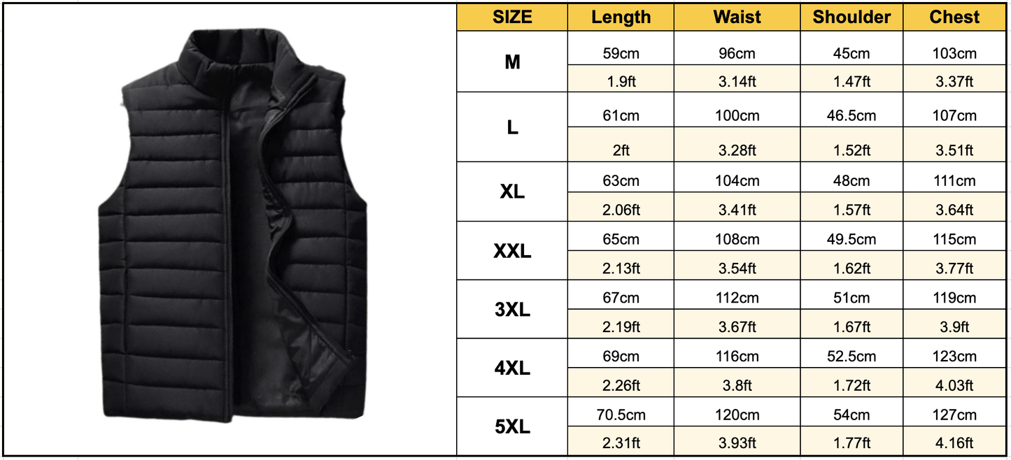 Winter's Essential: The Sleeveless Warmth Keeper™ for Men - FREE SHIPPING CODE: USE 2888X