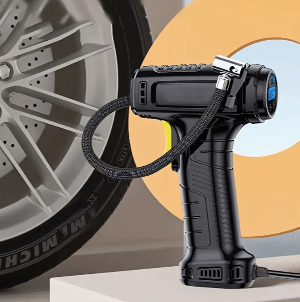 TurboInflate™ 120W Wireless Air Compressor – Portable Power for Instant Tire Inflation!