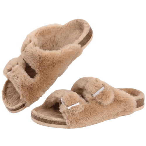 CozyStep™: Women's Footbed Plush Slippers