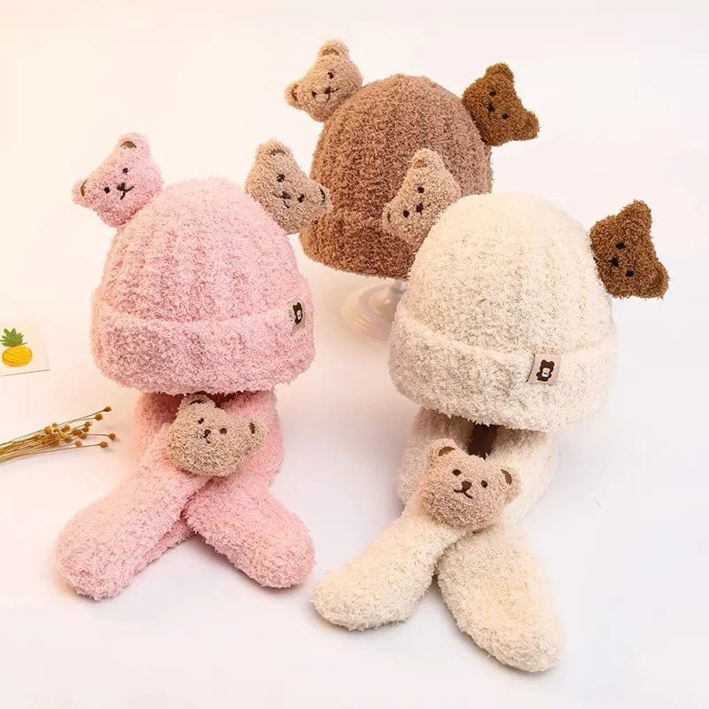 SnuggleTots™ Set – Adorable Plush Warmth for Little Heads & Necks!