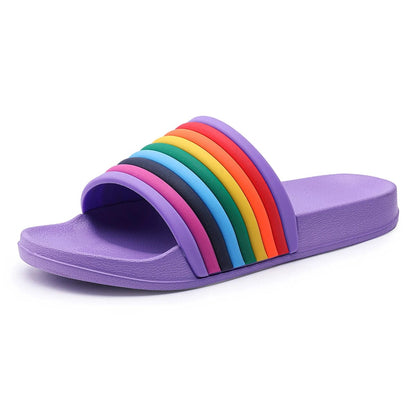 CloudStep™ Rainbow Slides – Comfort and Color in Every Step