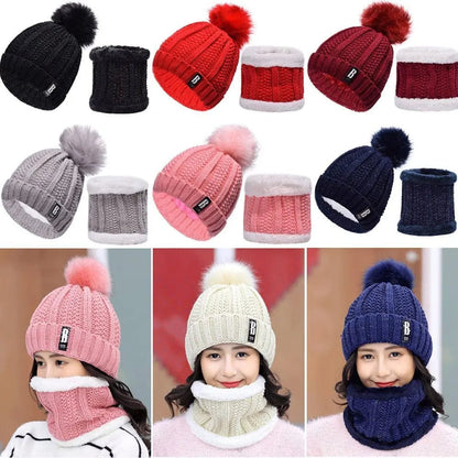 ChillBuster™ Set – Winter Beanie & Scarf Duo for Unmatched Warmth!