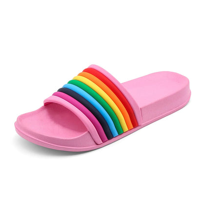 CloudStep™ Rainbow Slides – Comfort and Color in Every Step