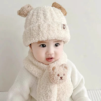 SnuggleTots™ Set – Adorable Plush Warmth for Little Heads & Necks!