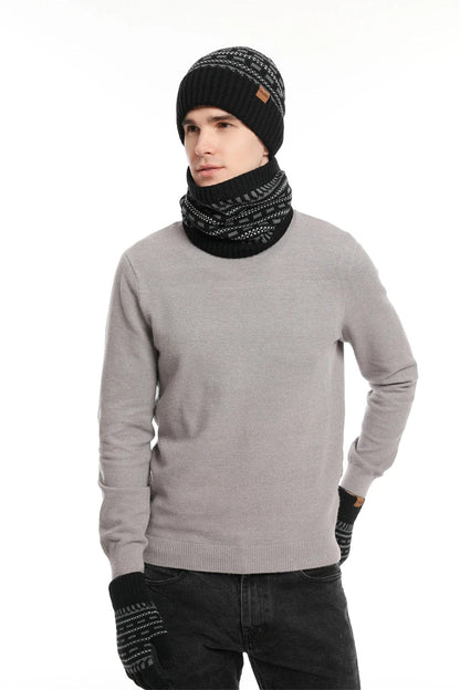 HeatLock™ Trio – Woolen Hat, Gloves & Scarf for Maximum Cold Protection!