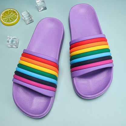 CloudStep™ Rainbow Slides – Comfort and Color in Every Step