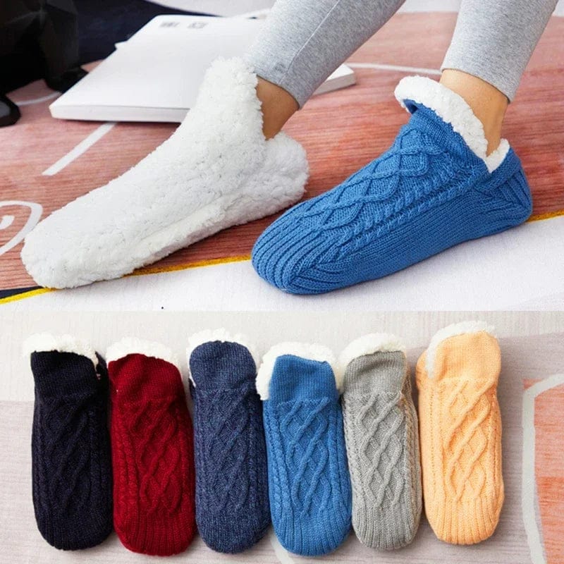 WarmGrip™ Slipper Socks – Your Winter Shield with Non-Slip Confidence