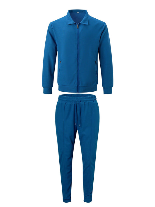 ClassicFit™ 2-Piece Men's Athletic Tracksuit Set - Ultimate Comfort & Performance for Gym, Running, & Casual Wear!