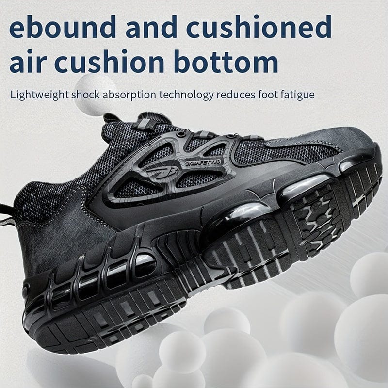 ToughGuard™ Men's Steel Toe & Puncture Proof Work Shoes - Unmatched Protection for Every Job!