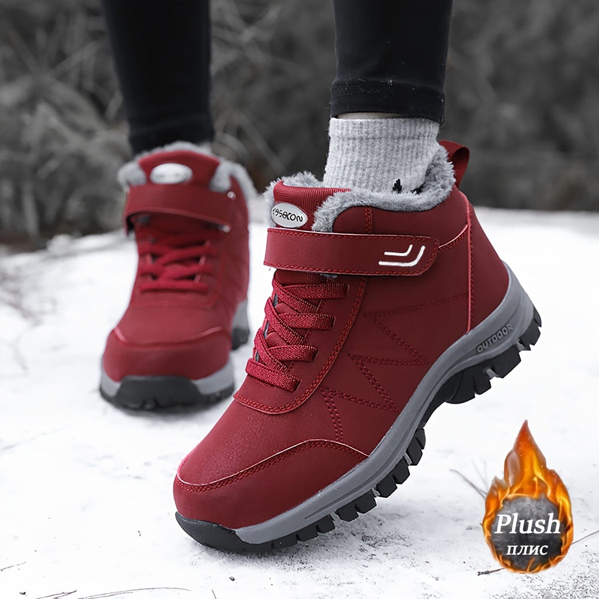 PlushGrip™ Winter Walking Shoes for Men and Women – Ultimate Warmth, Comfort & Traction for Every Outdoor Adventure!