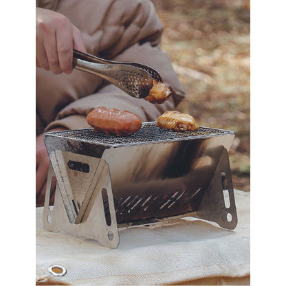 CampMaster™: The Ultimate Folding Campfire Grill & Portable Stove