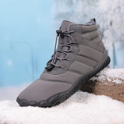 SnowSafe™ Women's High-Top Winter Snow Boots – Fleece-Lined, Non-Slip, Barefoot Comfort for Hiking & Outdoor Adventures