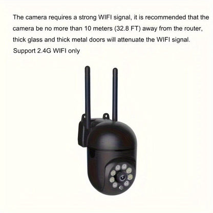 SafeGuard™ HD WiFi Surveillance Camera – Ultimate 24/7 Home Protection!