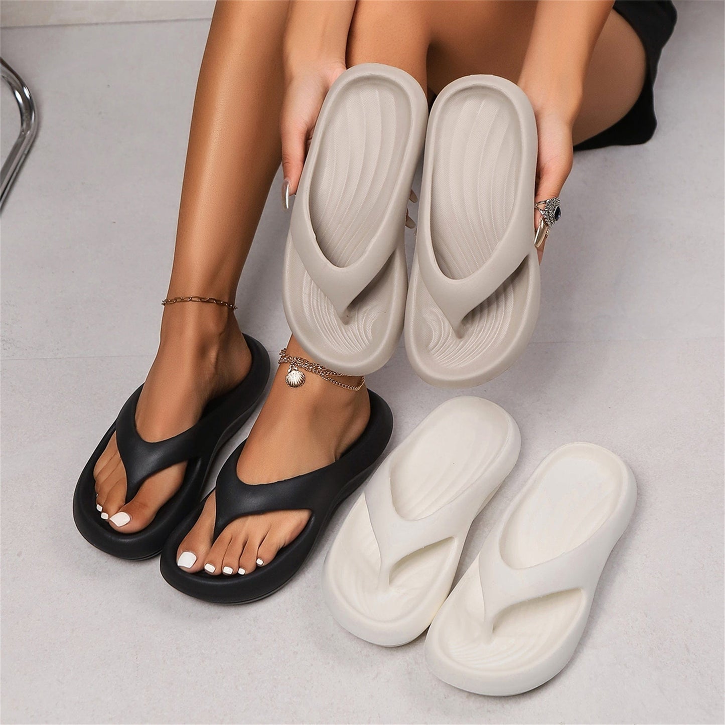 ComfortStride™ EVA Flip Flops for Women