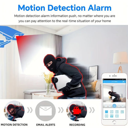 SafeGuard™ HD WiFi Surveillance Camera – Ultimate 24/7 Home Protection!