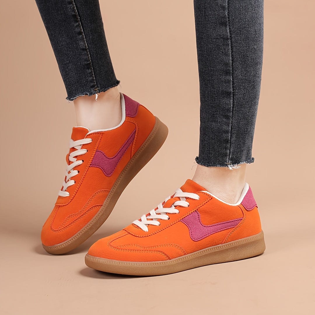 StyleStride™ Women's Colorblock Sneakers – The Perfect Blend of Comfort, Fashion, and Everyday Fun!