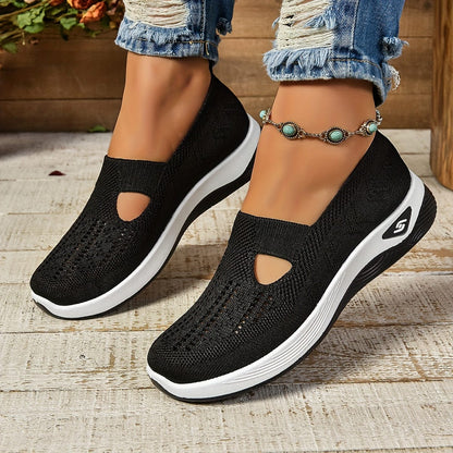 Step into Comfort: Women's Cut-out Sneakers™