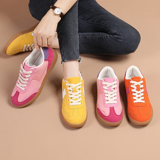 StyleStride™ Women's Colorblock Sneakers – The Perfect Blend of Comfort, Fashion, and Everyday Fun!