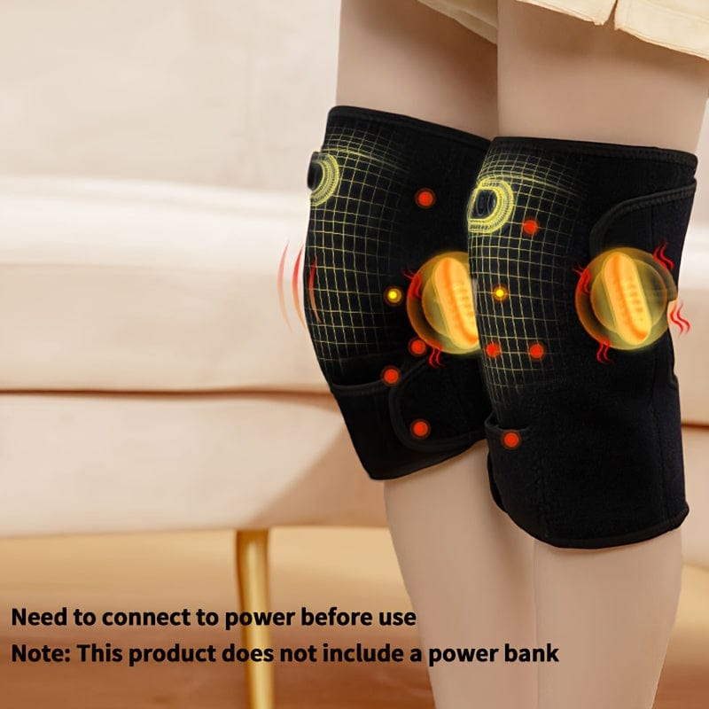 KneeRelief™ 2-in-1 Heating & Vibration Massager - Portable Pain Relief Anytime, Anywhere!