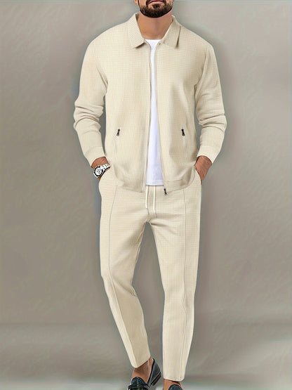 ClassicFit™ 2-Piece Men's Athletic Tracksuit Set - Ultimate Comfort & Performance for Gym, Running, & Casual Wear!