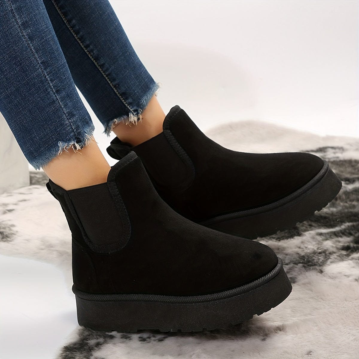 Stay Cozy™ The Ultimate Fleece-Lined Thermal Snow Boots