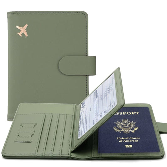 The Globetrotter's Essential - Leather [V] Passport and Credit Card Holder